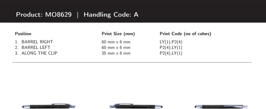 Aluminiowy długopis - VERONA (MO8629-98)