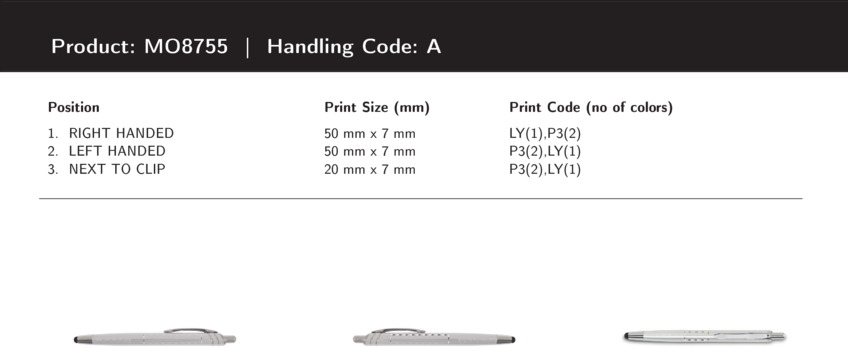 Wysuwany aluminiowy długopis z - LIO (MO8755-16)