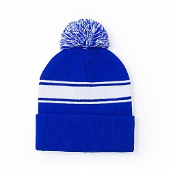 Niebieska czapka zimowa