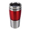 Kubek izotermiczny Resolute 380 ml, czerwony/srebrny  (R08349.08) - wariant czerwony