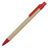 Długopis Eco, czerwony/brązowy  (R73387.08) - wariant czerwony