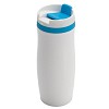 Kubek izotermiczny Viki 390 ml, niebieski/biały  (R08336.04) - wariant niebieski