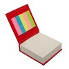 Blok z karteczkami, czerwony  (R73674.08) - wariant czerwony