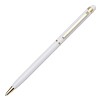 Długopis aluminiowy Touch Tip Gold, biały  (R73409.06) - wariant biały