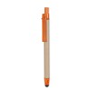 Dotykowy długopis z recyklingu - RECYTOUCH (MO8089-10) - wariant pomarańczowy