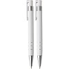 Zestaw piśmienny, ołówek mechaniczny i długopis (V1559-02) - wariant biały