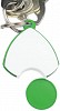 Brelok z żetonem - zielony - (GM-B9026-09) - wariant zielony
