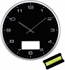 Zegar ścienny - czarny - (GM-47872-03) - wariant czarny
