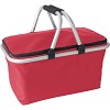 Składany koszyk na zakupy, torba termoizolacyjna (V9432-05) - wariant czerwony