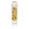 Butelka sportowa 500 ml, pojemnik na lód lub owoce (V9904-07) - wariant pomarańczowy