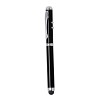 Wskaźnik laserowy, lampka LED, długopis, touch pen (V3459-03) - wariant czarny