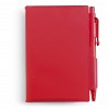 Notatnik ok. A7 z długopisem (V2249-05) - wariant czerwony