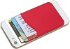Etui na wizytówki do smartfona - czerwony - (GM-22864-05) - wariant czerwony