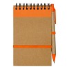 Notatnik ok. A6 z długopisem (V2335-07) - wariant pomarańczowy