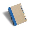 Notatnik ok. A5 z długopisem (V2389-11) - wariant niebieski