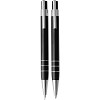 Zestaw piśmienny, ołówek mechaniczny i długopis (V1559-03) - wariant czarny