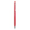 Długopis, touch pen (V1660-05) - wariant czerwony