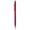Długopis, touch pen (V1637-05) - wariant czerwony