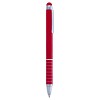 Długopis, touch pen (V1657-05) - wariant czerwony