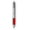 Długopis, wielokolorowy wkład (V1432-05) - wariant czerwony