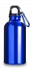 Butelka sportowa 400 ml z karabińczykiem (V4659-04) - wariant granatowy