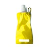 Składana butelka 420 ml z karabińczykiem (V6503-08) - wariant żółty