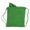 Worek ze sznurkiem, ręcznik (V8453-06) - wariant zielony