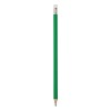 Drewniany ołówek z gumką (V7682-06) - wariant zielony