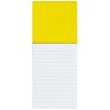Notatnik ok. A6 (kartki w linie) z magnesem (V5924-08) - wariant żółty