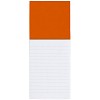 Notatnik ok. A6 (kartki w linie) z magnesem (V5924-07) - wariant pomarańczowy