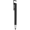 Długopis, touch pen, stojak na telefon (V1753-03) - wariant czarny