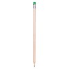 Ołówek z gumką (V1695-06) - wariant zielony