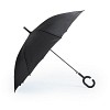 Wiatroodporny parasol, rączka C (V0492-03) - wariant czarny