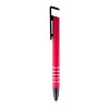 Długopis, touch pen, stojak na telefon (V1816-05) - wariant czerwony