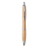 Długopis z bambusa - RIO BAMBOO (MO9485-16) - wariant srebrny mat