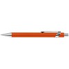 Długopis metalowy - gumowany - pomarańczowy - (GM-10716-10) - wariant pomarańczowy