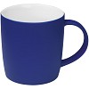 Kubek ceramiczny - gumowany - niebieski - (GM-80654-04) - wariant niebieski