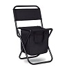 Składane krzesło/lodówka - SIT & DRINK (MO6112-03) - wariant czarny