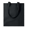 Bawełniana torba na zakupy - COTTONEL COLOUR ++ (MO9846-03) - wariant czarny