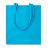 Bawełniana torba na zakupy - COTTONEL COLOUR ++ (MO9846-12) - wariant turkusowy