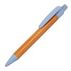 Długopis bambusowy Evora, niebieski  (R73434.04) - wariant niebieski