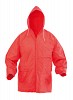 Płaszcz przeciwdeszczowy z kapturem (V4755-05) - wariant czerwony