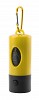Zasobnik z woreczkami na psie odchody, lampka LED (V9634-08) - wariant żółty