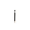 Mini ołówek, gumka (V1697-03) - wariant czarny