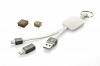Kabel USB 2w1 MOBEE (GA-45009-01) - wariant biały