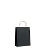 Mała torba prezentowa - PAPER TONE S (MO6172-03) - wariant czarny
