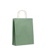 Średnia prezentowa torba - PAPER TONE M (MO6173-09) - wariant zielony