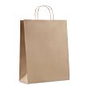 Duża papierowa torba - PAPER TONE L (MO6174-13) - wariant Beżowy
