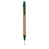 Długopis z kartonu z recyklingu (V1470/A-06) - wariant zielony