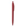 Długopis z włókien słomy pszenicznej (V1979-05) - wariant czerwony